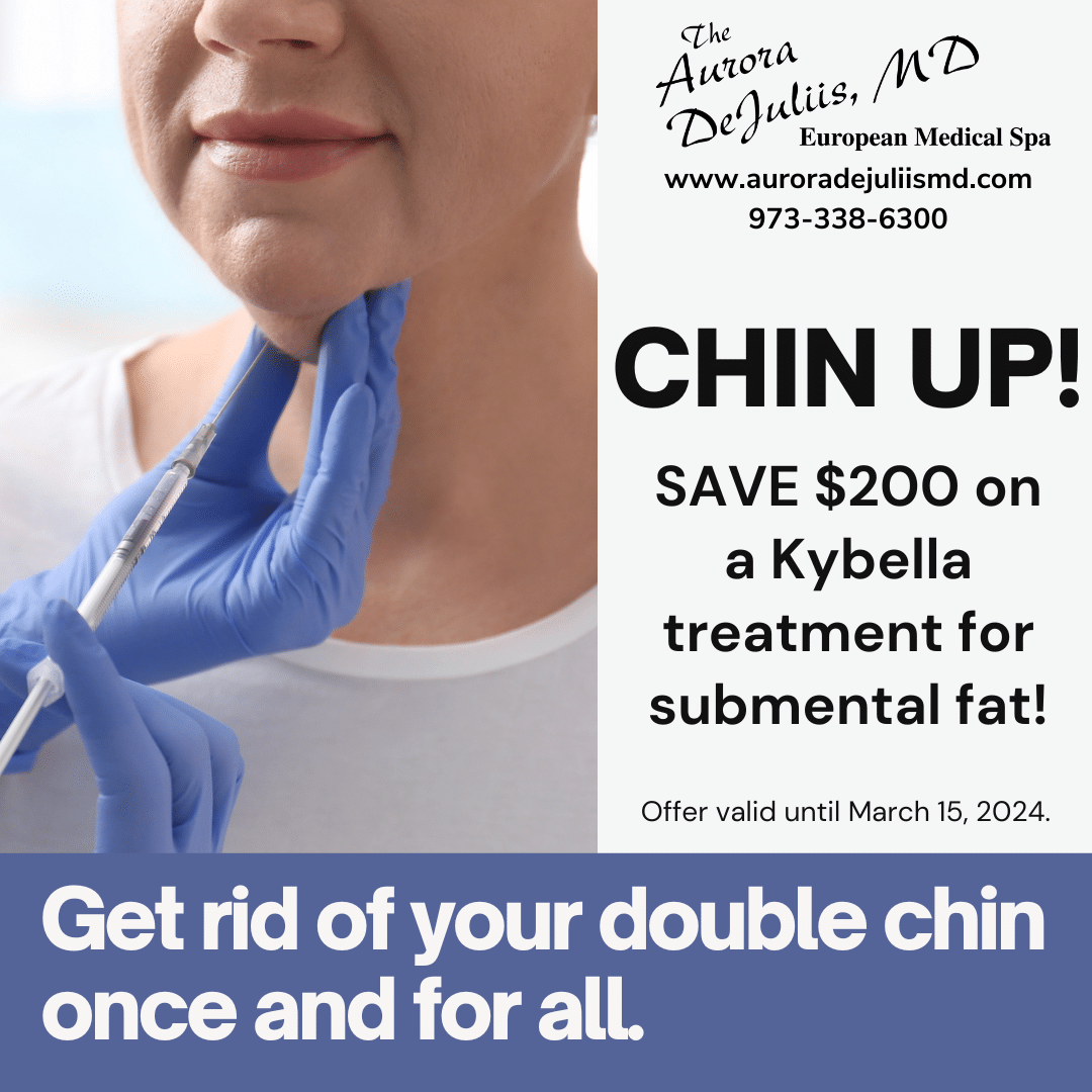 Save $200 on a Kybella treatment for submental fat until March 15, 2024